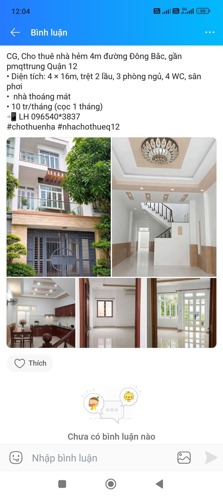 Nhà 3 Lầu Hẻm 4m Đông Bắc Gò Vấp - 64m² Sẵn Ở Ngay