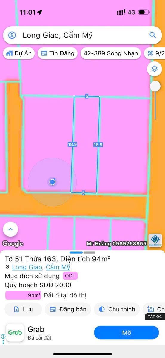 Đất Nền Long Giao, Cẩm Mỹ - 95m² Sổ Hồng Riêng, Giá Tốt