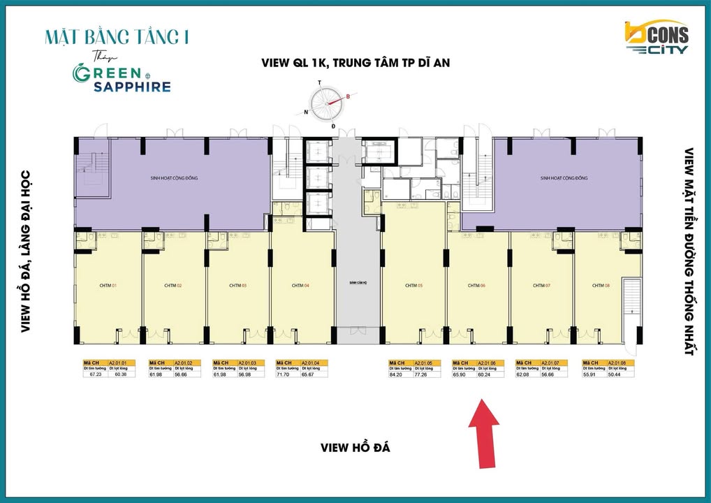 Shophouse Tầng Trệt Bcons City Mall - 20 Triệu/Tháng, Kinh Doanh Ngay