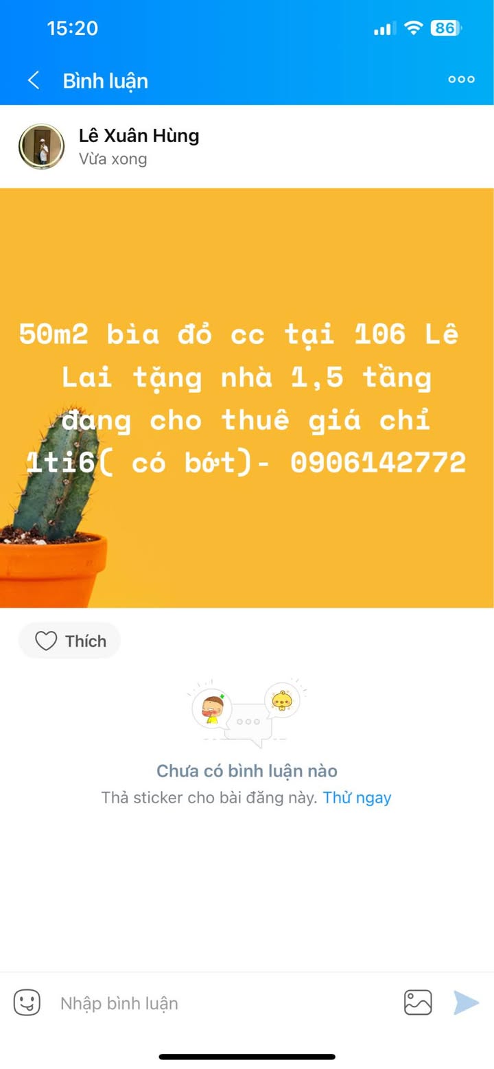 Bán Gấp Căn Hộ 50m² Sổ Đỏ Chính Chủ - 106 Lê Lai, Hải Phòng