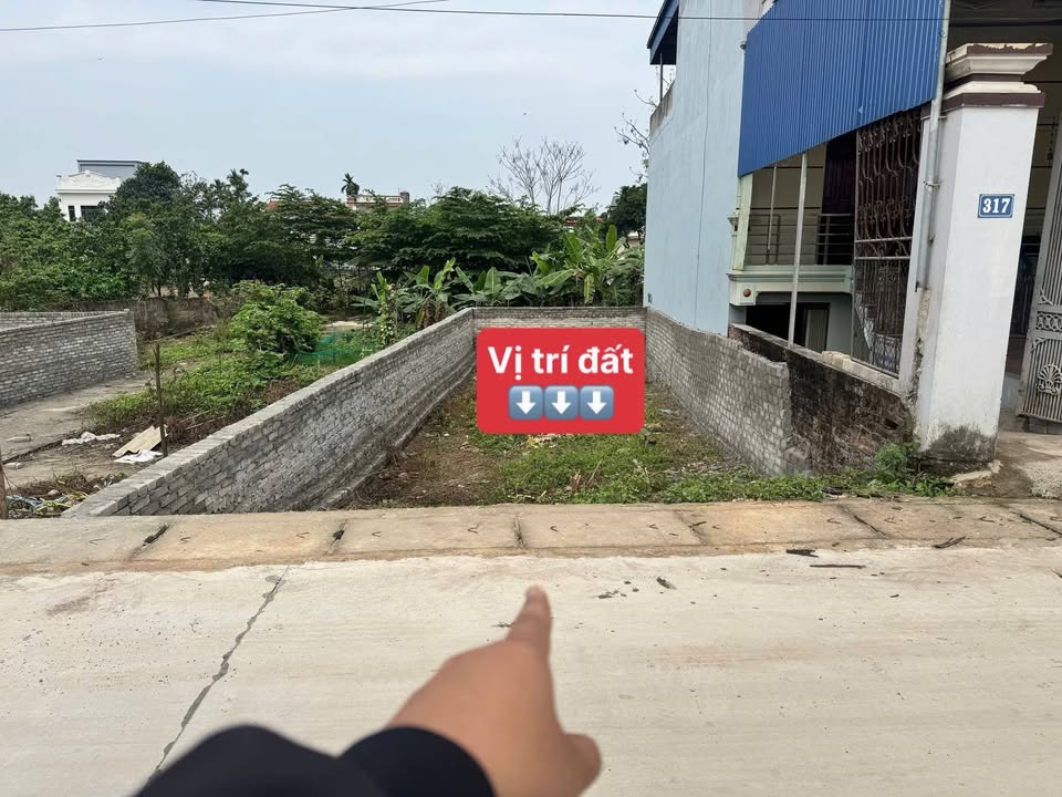 Bán đất An Mỹ, Mỹ Đức 95.9m² - Sổ đỏ, ô tô tránh, dân cư đông đúc