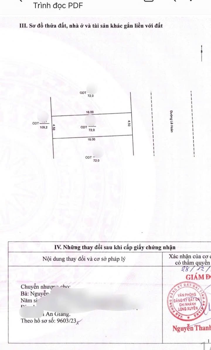 Đất nền Long Xuyên 72m² giá 1 tỷ - Đường to ô tô, sổ đỏ sẵn!