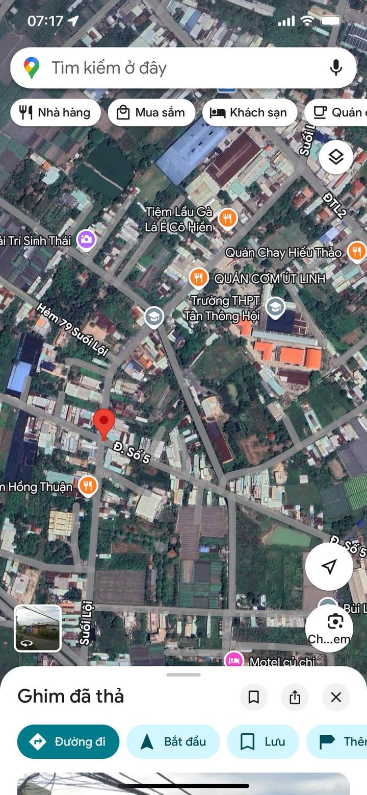 Đất nền Củ Chi 218m² – Tiềm năng tăng giá vượt trội!