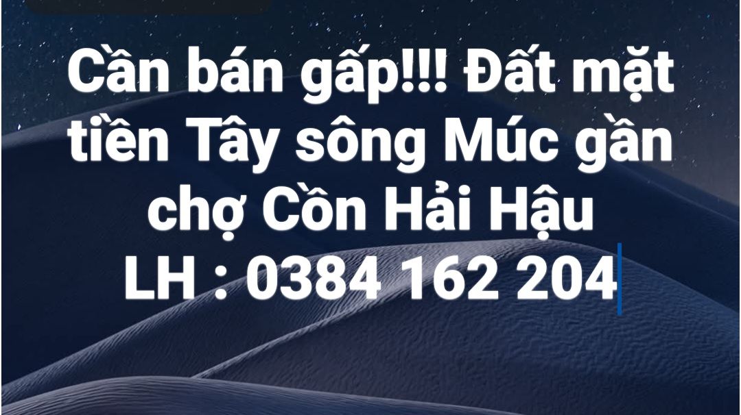 Bán gấp đất 105m² Tây Sông Múc, Hải Hậu - 1.82 tỷ, mặt tiền kinh doanh