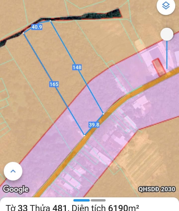 Bán Đất Nền Long Nguyên, Bàu Bàng - 6.19ha Mặt Tiền 39m, Giá 61.9 Tỷ
