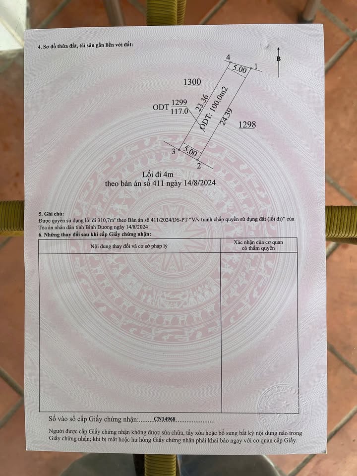 Đất nền Hiệp An Thủ Dầu Một 115m² - Thổ cư 100%, 1.15 tỷ VND