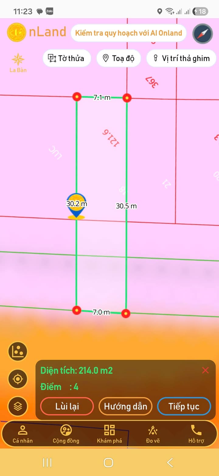 Đất nền Lộc Ninh 210m² giá 2 tỷ - Sổ đỏ chính chủ!