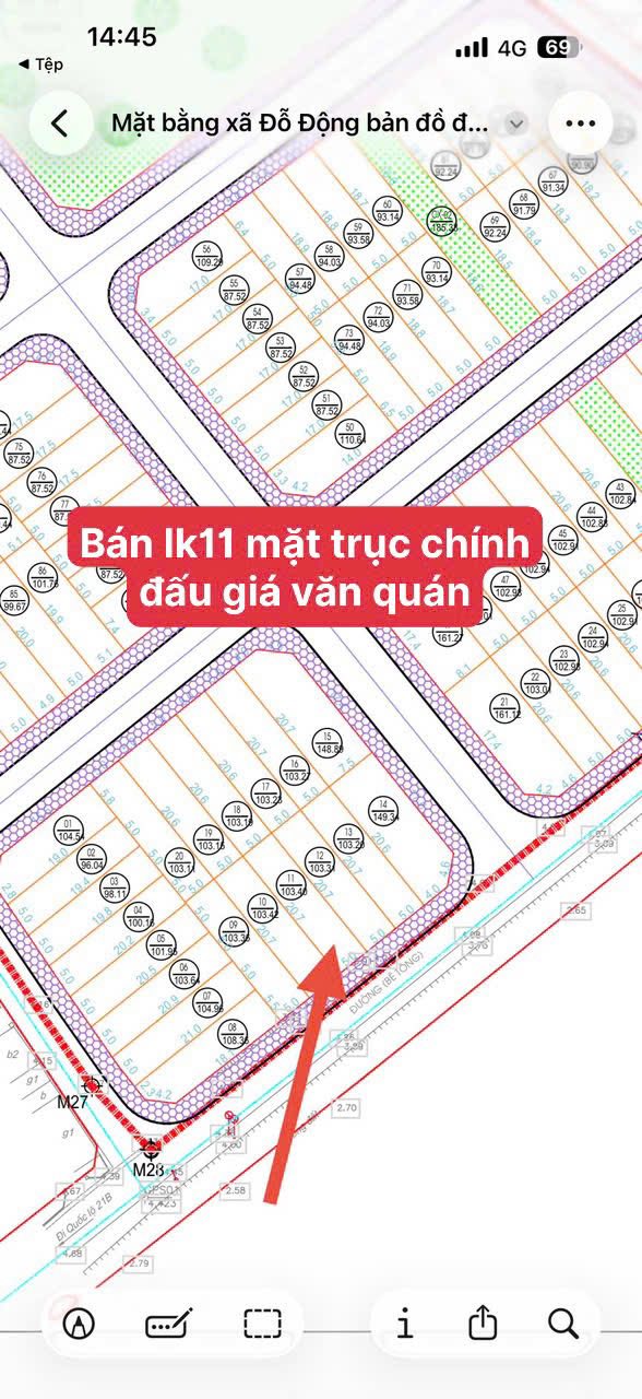 Đất nền Thanh Oai 103.4m² - Tiềm năng tăng giá vượt trội!