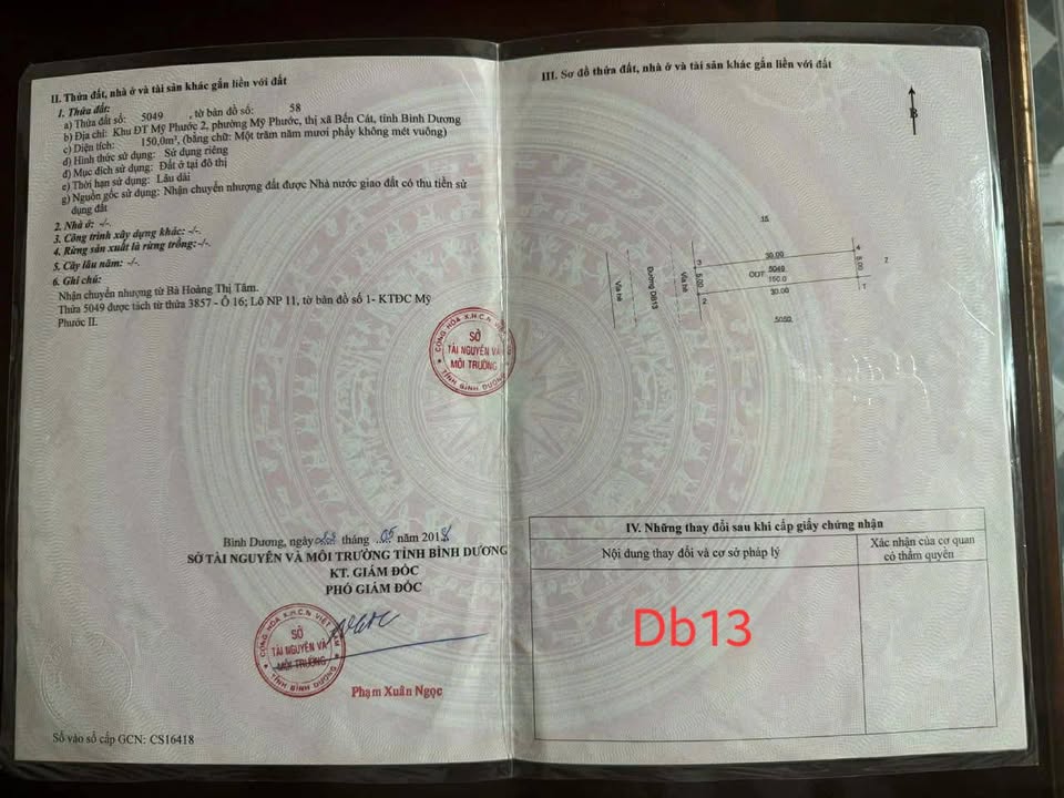 Đất nền Mỹ Phước 2, Bến Cát 150m² - Tiềm năng tăng giá, Sổ đỏ sẵn sàng!