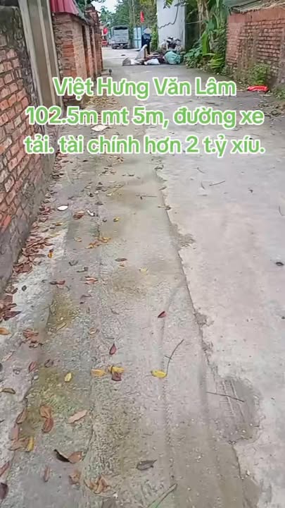 Đất nền Việt Hưng, Văn Lâm hơn 100m² giá 2 tỷ - Sổ đỏ chính chủ