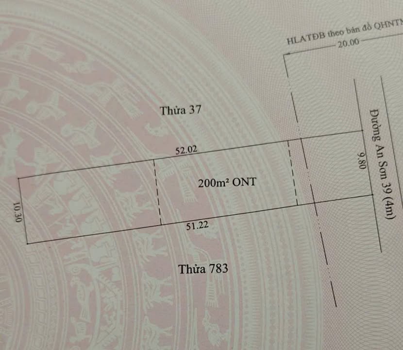 Đất vườn An Sơn 520m² 6.2 tỷ - Nghỉ dưỡng lý tưởng!