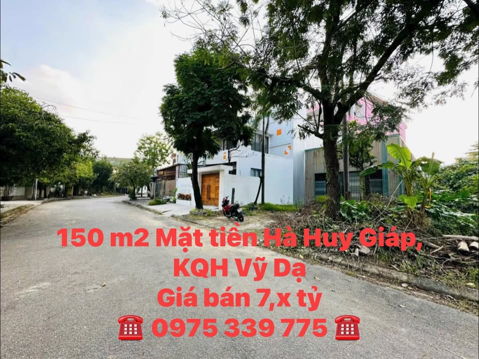Đất Mặt Tiền Kinh Doanh Hà Huy Giáp, Huế 150m² - Vị Trí Đắc Địa!
