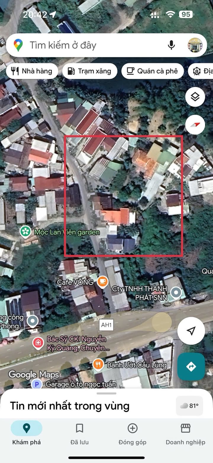 Đất thổ cư Diên Khánh 92m² Sổ hồng riêng - Giá 1.6 tỷ