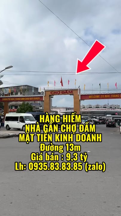 Nhà Mặt Tiền Kinh Doanh Gần Chợ Đầm Nha Trang, 87.4m², 9.3 Tỷ