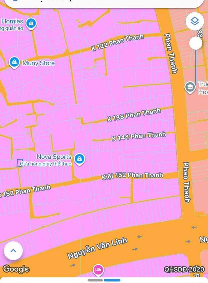 Đất nền kiệt 152 Phan Thanh, Thanh Khê - 40m² - Giá 3.35 tỷ - Gần ĐH Duy Tân