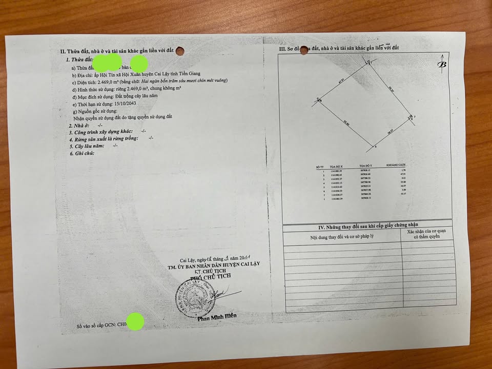 Đất Vườn Hội Xuân Cai Lậy 2400m² - Tiềm năng Đầu tư dài hạn!