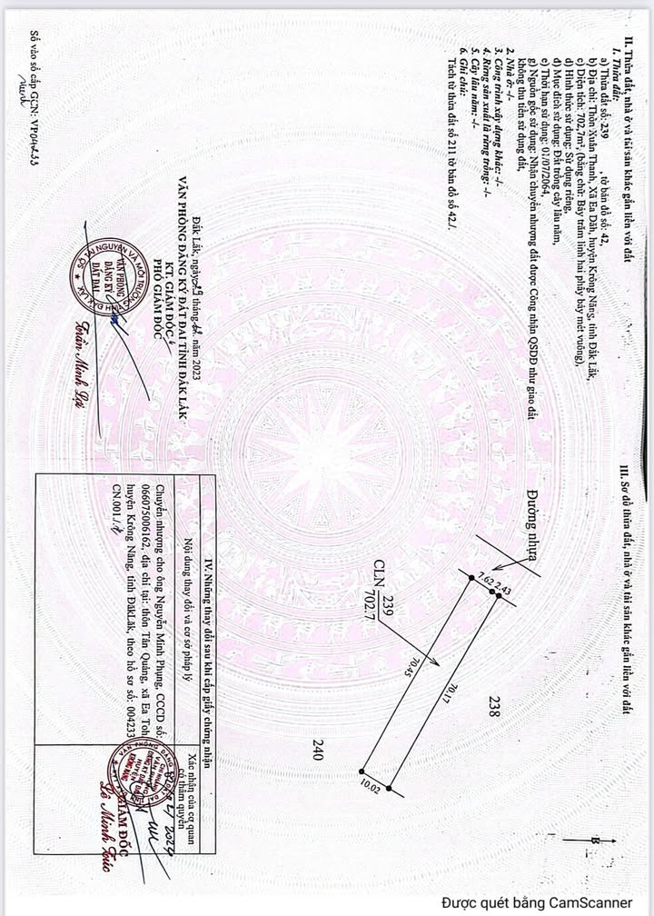 Đất nền Xã Ea Dăh, Krông Năng 700m² - Sổ đỏ chính chủ!