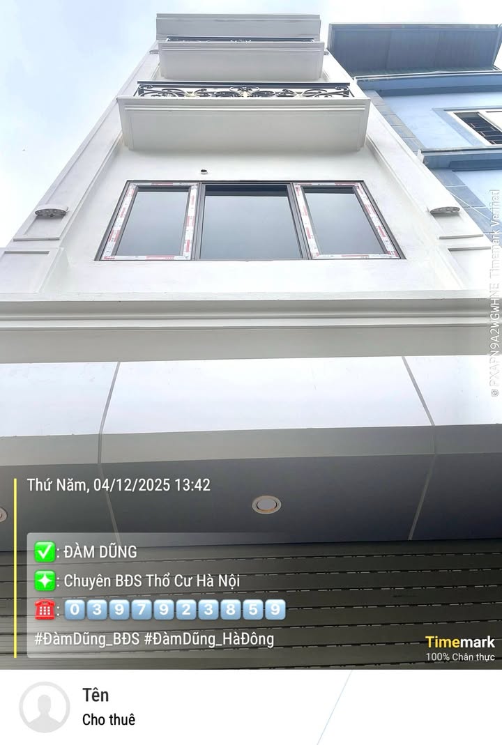 Nhà Riêng Hà Đông 33m² 5 Tầng - Lô Góc 3 Thoáng, Sẵn Sàng Ở Ngay!