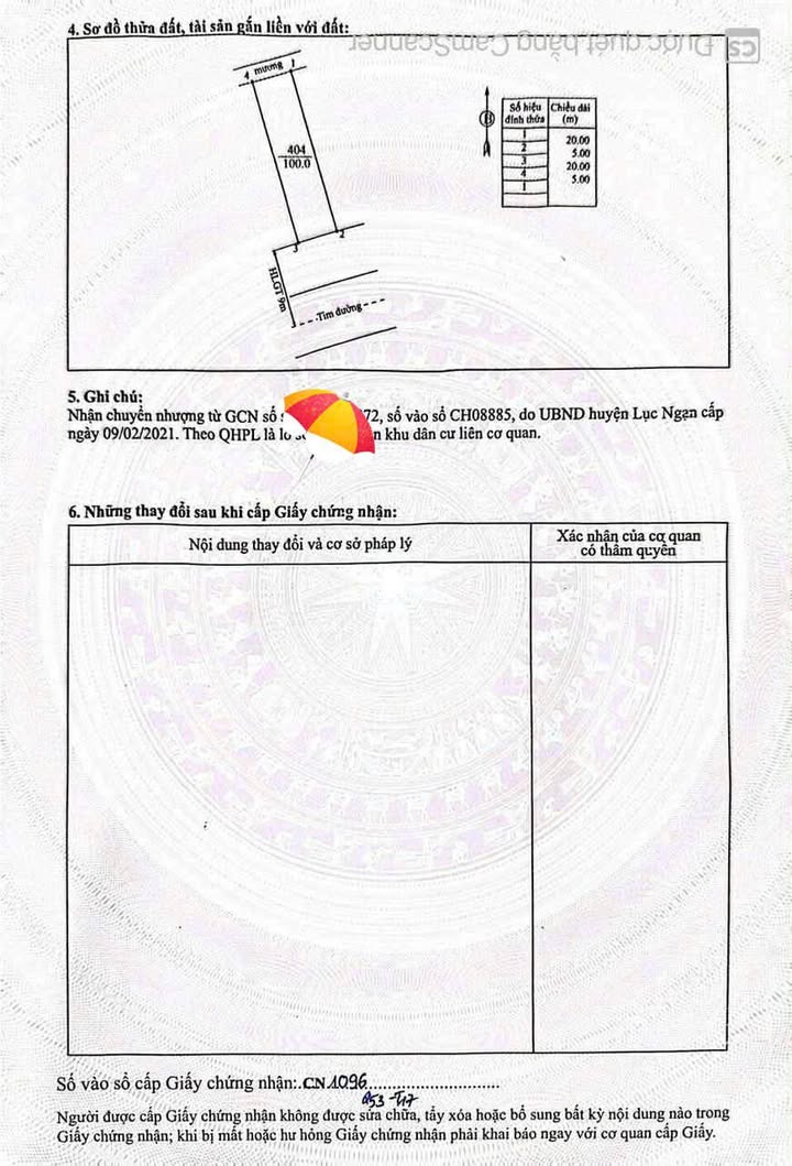 Đất Chũ Lục Ngạn 100m² giá thỏa thuận - Vị trí đẹp