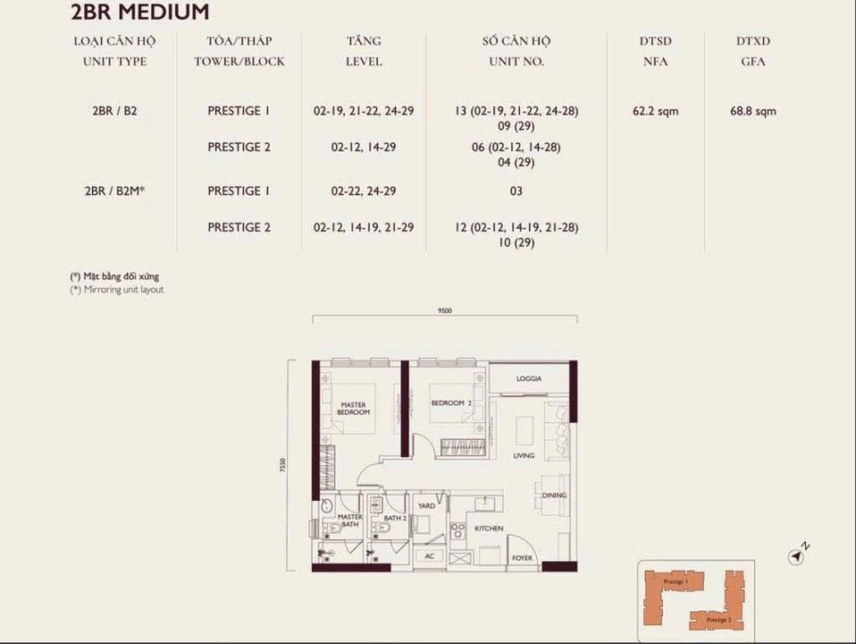 Căn hộ P1 Hà Đông 54m² - An ninh 24/7, sống tiện nghi!
