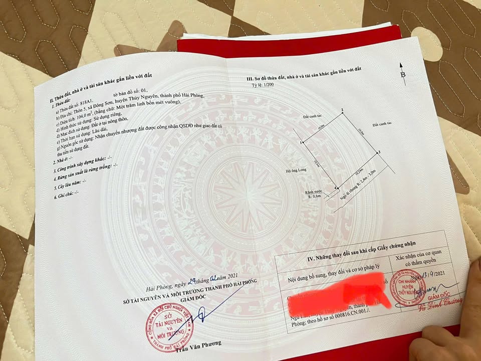 Đất nền 100m² Đông Sơn, Hải Phòng - Sổ đỏ chính chủ, giá chỉ 1 tỷ