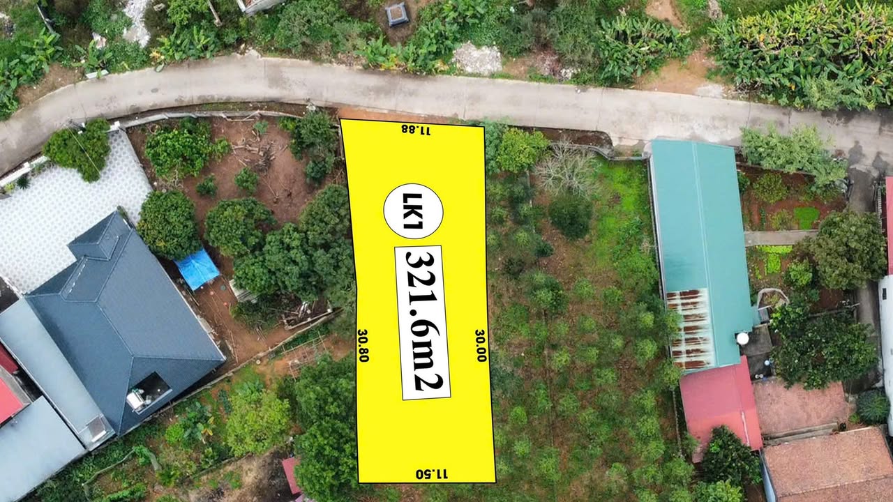 Đất nền Quang Thịnh 321m² - Tiềm năng tăng giá vượt trội!