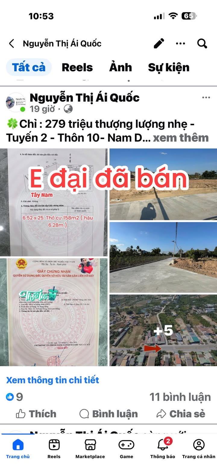 Đất Nền Nam Dong, Đắk Nông - 192m² Thổ Cư, Bao Sổ - Giá Đầu Tư 390 Triệu