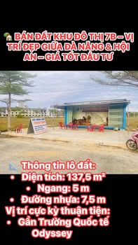 Đất nền 7B Điện Ngọc 138m² 3.002 tỷ - Hạ tầng hoàn thiện