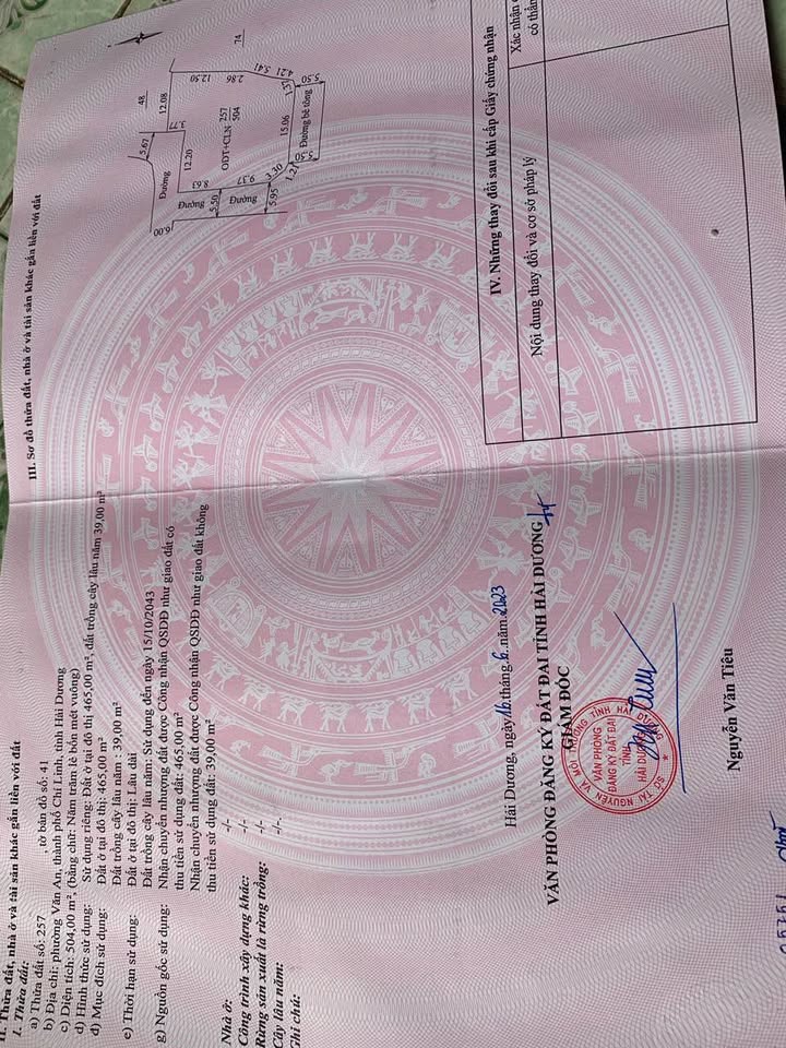 Đất nền Chí Linh 504m² - Lô góc 3 mặt tiền, chính chủ!