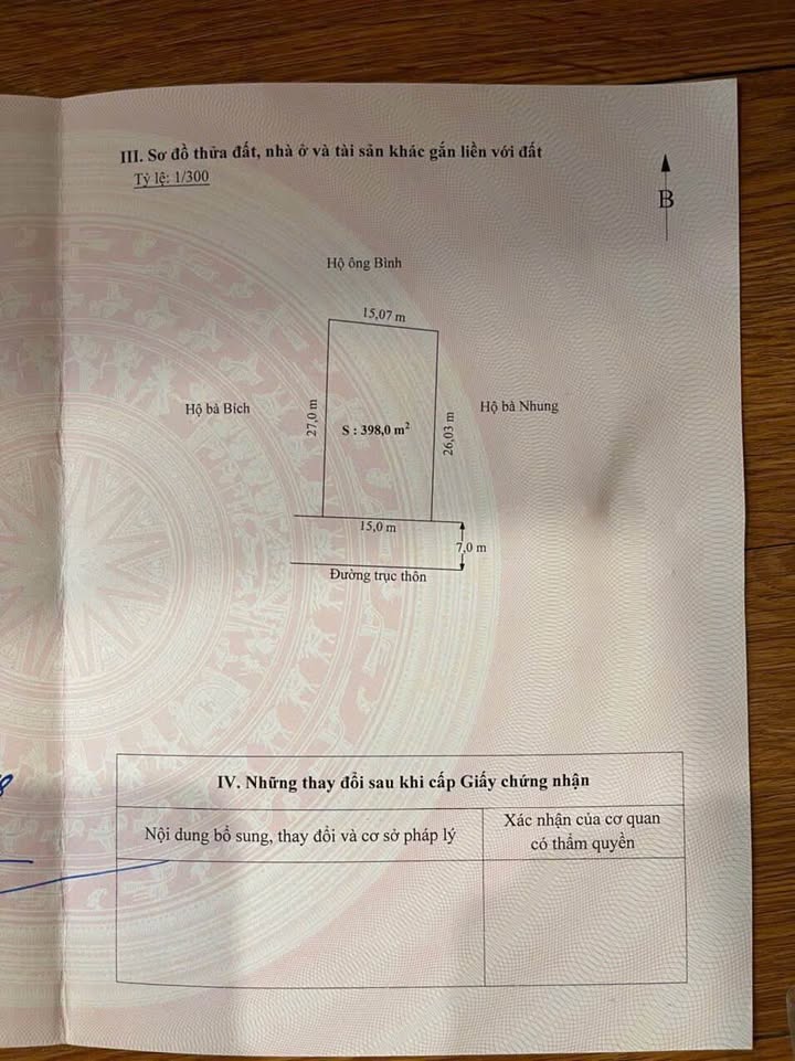 Đất nền An Dương 398m² - Tiềm năng tăng giá vượt trội!