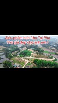 Đất Nền Nghỉ Dưỡng Xuân Áng, Phú Thọ - 40.000m² View Hồ Cực Đẹp