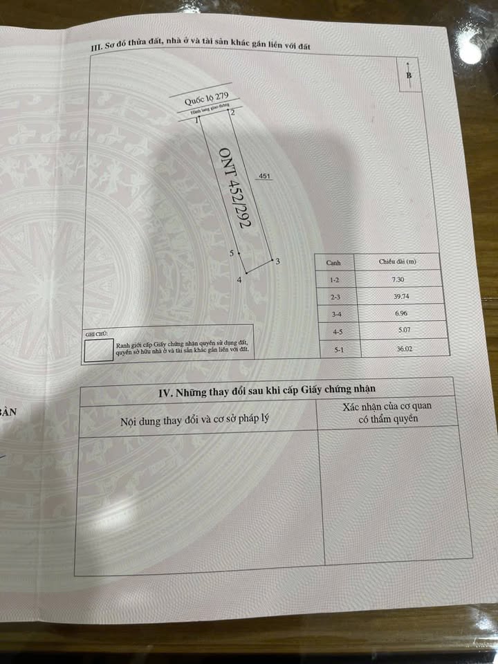 Đất nền Quốc lộ 279, Văn Bàn 292m² - Tiềm năng kinh doanh vượt trội!