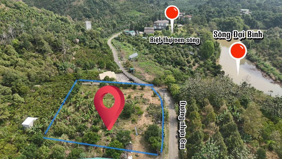 Đất Vườn View Sông 2205m² Lộc Thành, Bảo Lâm - Sổ Đỏ Chính Chủ, Giá 2.6 Tỷ