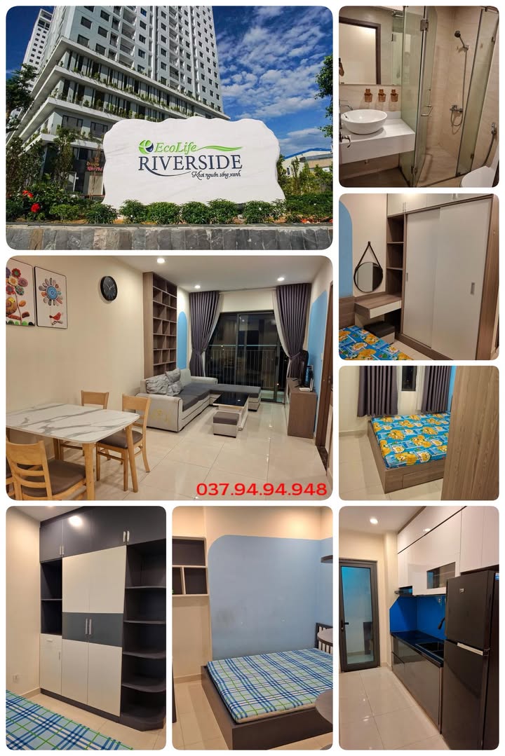 Cho thuê Căn hộ ECOLIFE RIVERSIDE Quy Nhơn - Đa dạng DT, Nội thất đủ