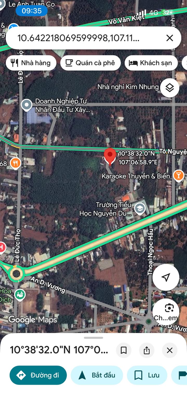 Đất nền Hắc Dịch Phú Mỹ 720m² giá thỏa thuận - Sổ đỏ chính chủ