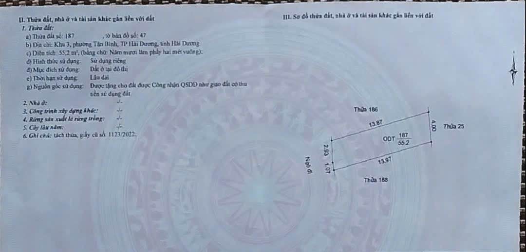 Bán Đất Ngõ 9 Tân Kim, Hải Dương 55m² - Hơn 2 Tỷ, Ô Tô Tận Cửa