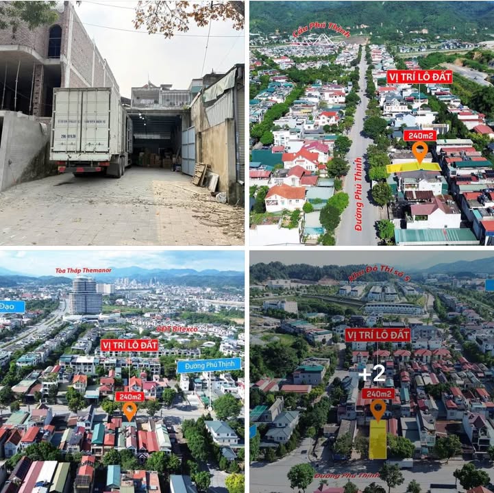 Đất Đường B1 Phú Thịnh, Lào Cai - 240m² Kinh Doanh Tốt, Giá 8.x Tỷ