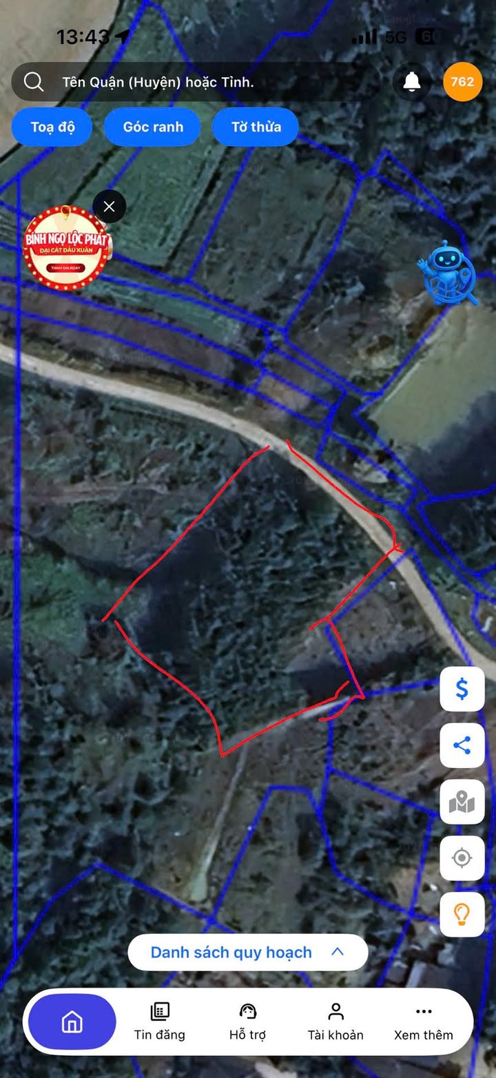 Đất Vĩnh Phúc 1000m² Mặt Tiền Rộng Hơn 20m - Giá 1 Tỷ