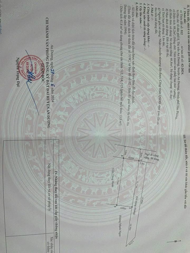 Bán Đất Lô Góc Ngõ Oto Phường An Hải, Hải Phòng - 46.8m² Giá 1.3 Tỷ