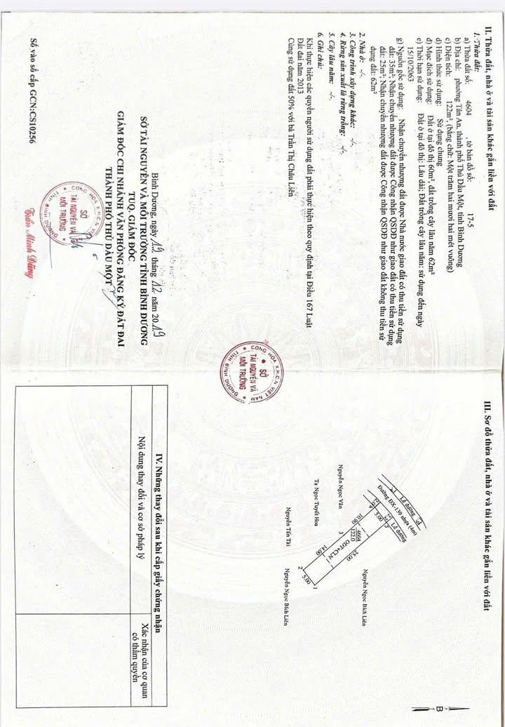 Bán Đất Thổ Cư 125m² Mặt Tiền Đường 139, Thủ Dầu Một - Chỉ 1.35 Tỷ