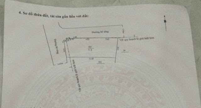 Đất nền 72m² 2 mặt kiệt ô tô Hòa Thọ Đông, Đà Nẵng - Giá 4.4 tỷ