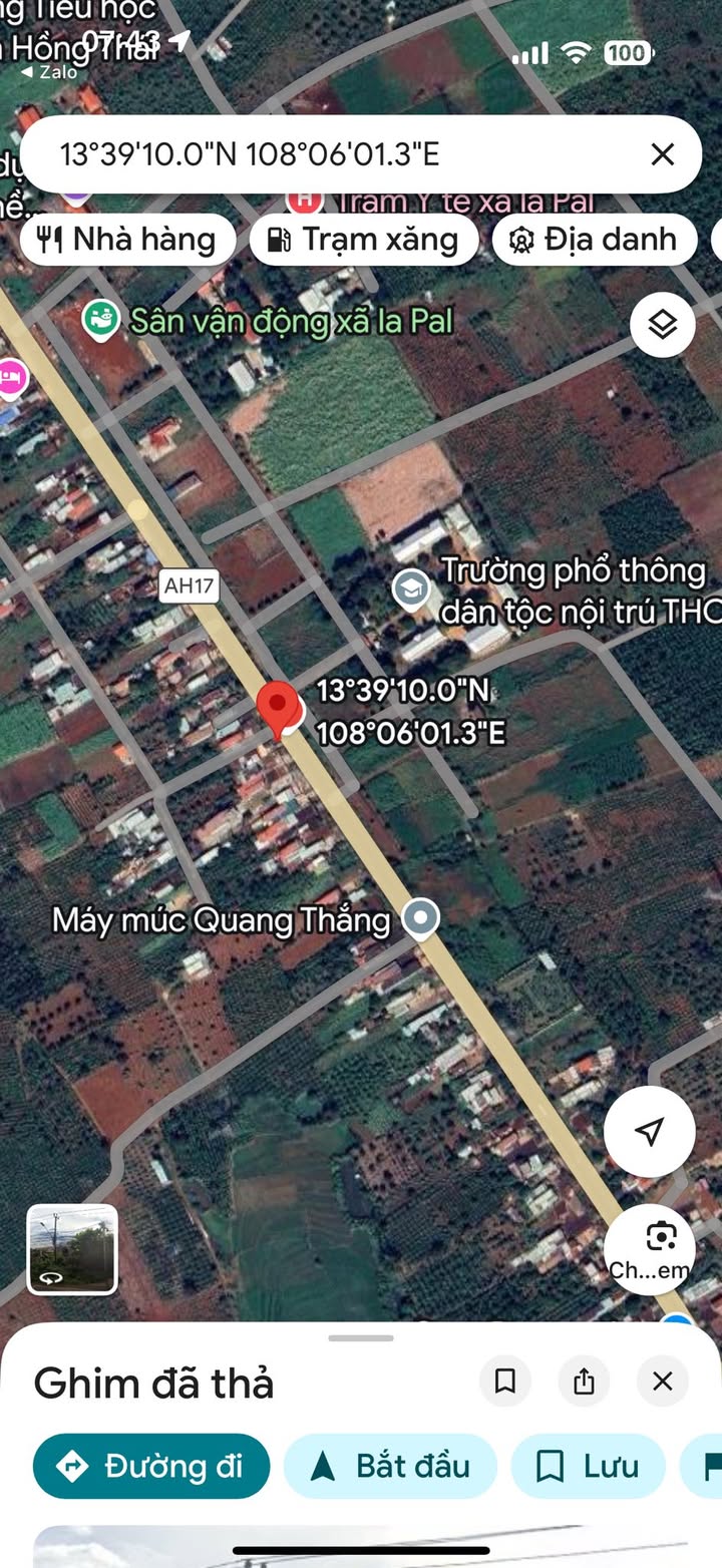 Đất Góc 2 Mặt Tiền QL14, Chư Sê - 549m² Thổ Cư, Giá Hơn 3 Tỷ