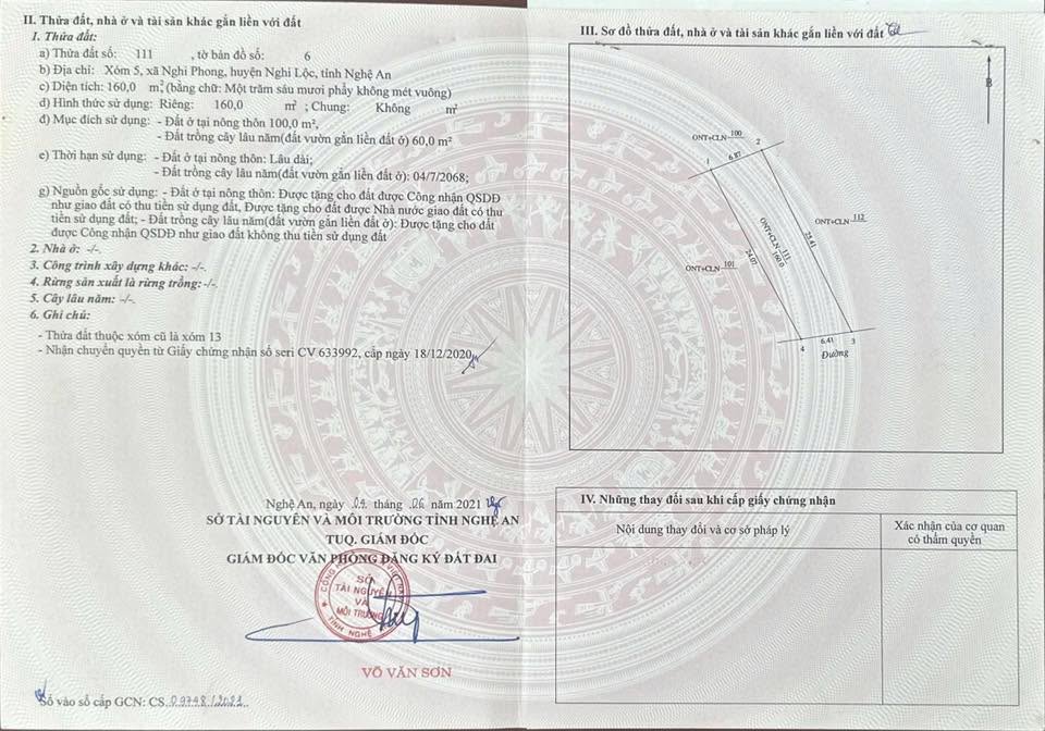 Đất nền Hưng Lộc, TP Vinh 160m² - Sổ đỏ chính chủ, đường ô tô