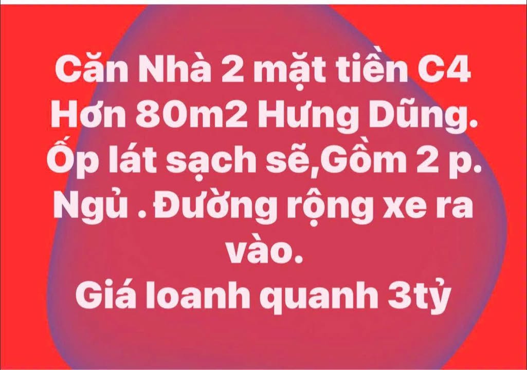 Nhà Riêng Hưng Dũng, Vinh 80m² - Sẵn sàng ở ngay!