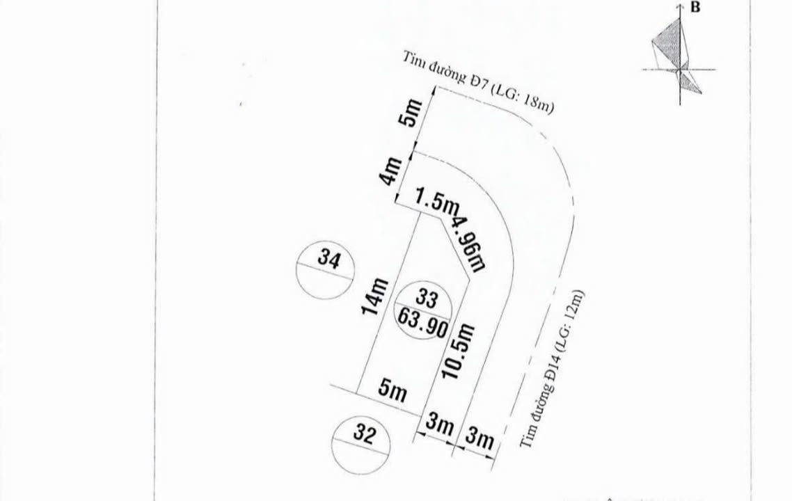 Đất Lô Góc Mặt Tiền Chợ Dinh, Quy Nhơn - 63m² Giá Tốt