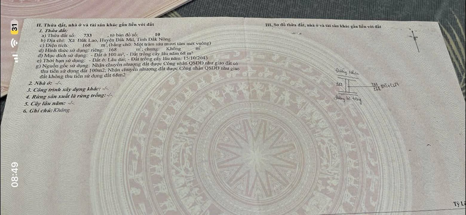 Đất nền TT Đắk Mil 100m² giá 1.9 tỷ - Tiềm năng tăng giá vượt trội!