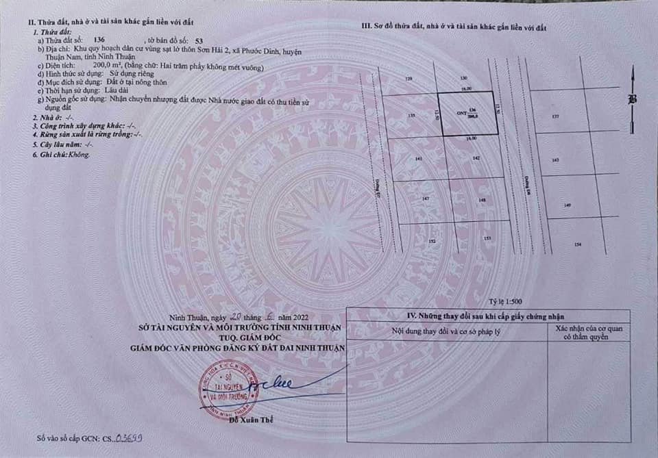 Bán gấp 2 Lô Tái Định Cư Thuận Bắc 200m² - Sổ đỏ sẵn sàng