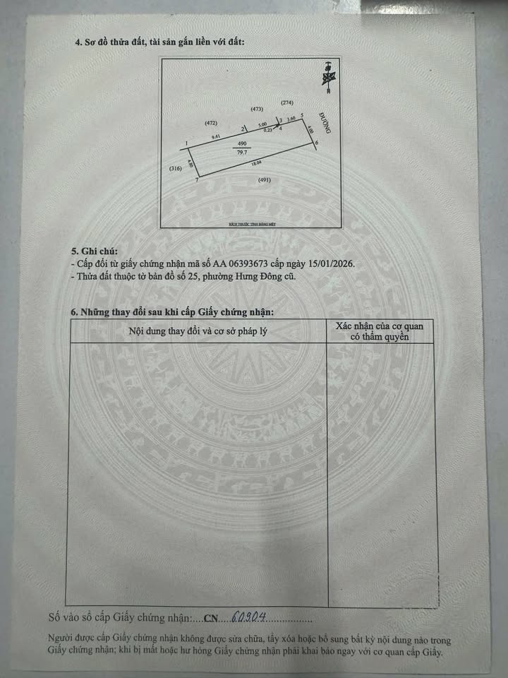 Bán Đất Khối Trung Thuận, Vinh: 79.7m² Hướng Bắc, Giá 2.x Tỷ