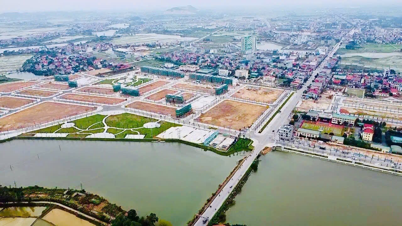 Đất nền, Biệt thự Việt Yên Riverside - Sổ đỏ trao tay, đầu tư sinh lời
