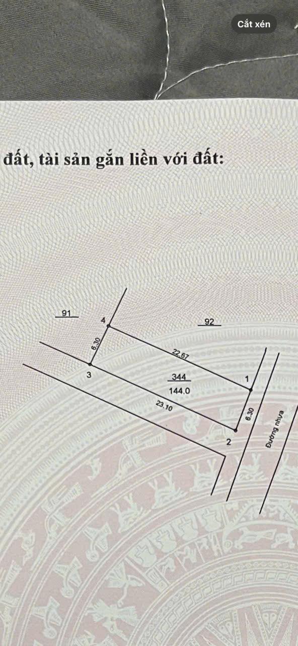 Bán Đất Thạch Thất 144m² Lô Góc, Kinh Doanh, Phong Thủy Tốt